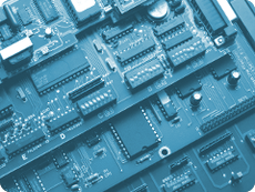 Leiterplatten mit IC, SMD und THT Bestückung