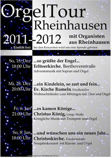 OrgelTour Rheinhausen 2012