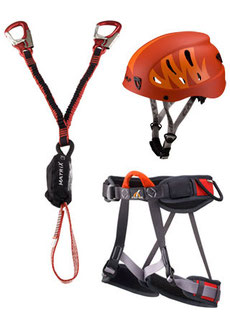 un set da ferrata moderno