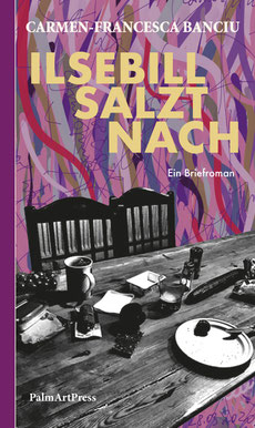 Das Cover von "Ilsebill salzt nach" zeigt einen Holztisch mit Geschirr und zwei Stühlen.