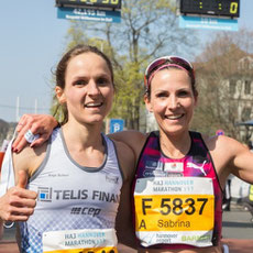 DM HM Hannover Mocki und Anja Scherl im Ziel