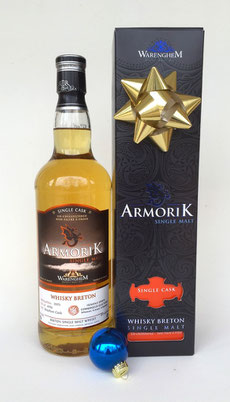 ArmoriK Single Malt Connoisseur's Collection, 2005 Bourbon Cask, Barrel #4764 - Single Malt Breton French Whisky - Rare & Exceptional Spirit Gift Ideas - HeavenlySpirits