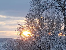 Früher Schnee im Dezember