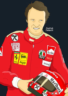 Niki Lauda by Muneta & Cerracín