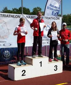 Paula Drews belegte in ihrer Altersklasse den dritten Platz. Super, Paula!