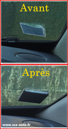 Double porte vignette assurance Renault sticker adhésif couleur