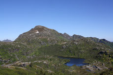 Blick auf den Snøtinden