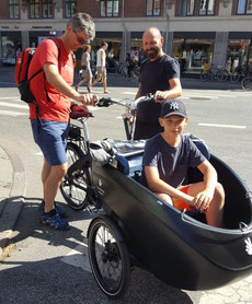 Treffen mit Sammy Eisinger, Gründer von Triobike in Kopenhagen