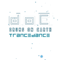 Logo of the band "Drums On Earth" with catchword "trance dance"
