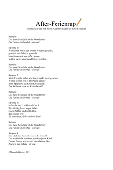 Musik Grundschule Rap für Kinder