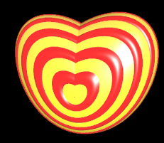 3D Lollipop Herz