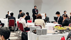 懇親会での市長のごあいさつ