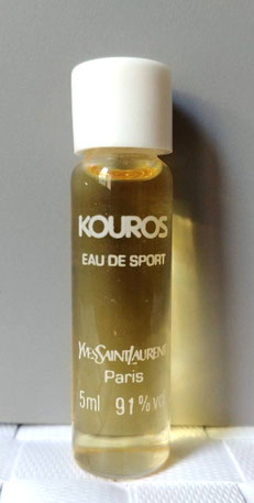 KOUROS - EAU DE SPORT : MINIATURE HOMME TUBULAIRE 5 ML