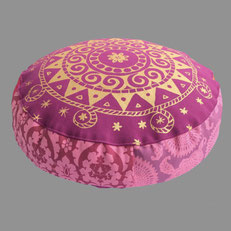 Meditationskissen rund Luxus Höhe 10 cm