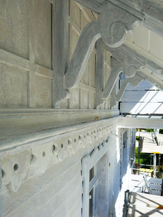 Haus Edelweiss, imprägniert und grundiert