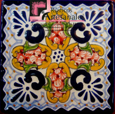 <img src="azulejo-talavera.jpg" alt="Azulejo Talavera hecho a mano estilo colonial mexicano">