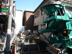 台東区 木造3階建て耐火建築物 基礎工事画像2