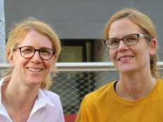 Tanja Dubas (links) und Maren Ewald von der Anlaufstelle für präsenile Demenz der Hans und Ilse Breuer-Stiftung | Foto: Hans und Ilse Breuer-Stiftung 