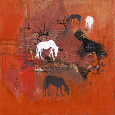 梦马4 DREAM HORSE 4 30X30CM 布面油画 OIL ON CANVAS 2025
