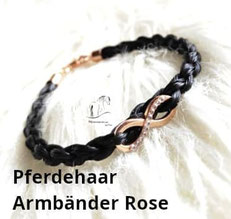 Pferdehaar Armbänder Rose