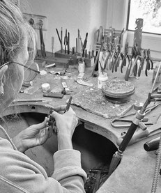 Sonja Aichner, Goldschmiedin,, Wehringen, Schmuck Neuanfertigung, Reparatur, Umarbeitung, Trauringanfertigung