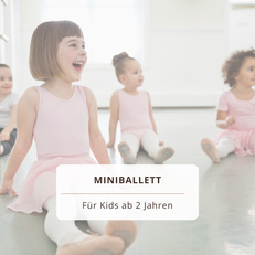 Kinder ab 2 Jahren tanzen Ballett in der Tanzschule Dance Inn Hattingen an der Ruhr.