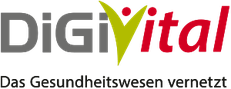 Logo für Verein und Spital vom Grafiker im Baselland entwerfen lassen. Beispiel: DigiVital – Das Gesundheitswesen vernetzt