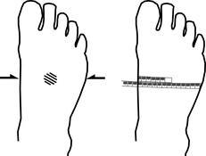instep width