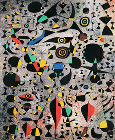 Joan Miró, Women Encircled by the Flight of Birds, 1941, Paris, MNAM.