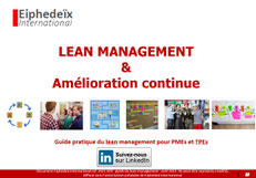 Guide lean PME en version pdf, pour s'initier au techniques du lean management.