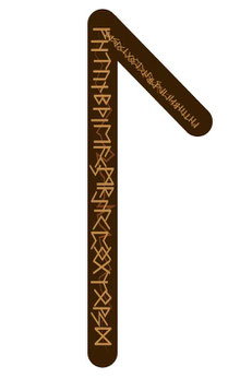 Odin, Götter, Runen, Futhark, Älteres Futhark, schnitzen, nordische Mythologie, Runenalphabet, Germanen, geschnitzt, Aett, Aettir, Bedeutung, Symbolik, Wikinger, Tiwaz, Berkanan, Ehwaz, Mannaz, Laguz, Ingwaz, Othala, Dagaz,