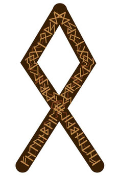 Odin, Götter, Runen, Futhark, Älteres Futhark, schnitzen, nordische Mythologie, Runenalphabet, Germanen, geschnitzt, Aett, Aettir, Bedeutung, Symbolik, Wikinger, Tiwaz, Berkanan, Ehwaz, Mannaz, Laguz, Ingwaz, Othala, Dagaz,