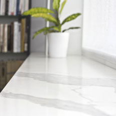 Engineered stone surfaces are easy to clean and to maintain in good shape