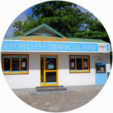 Geld wechseln abheben ziehen kreditkarte ec-karte bank seychellen la digue