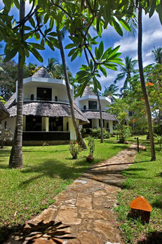 Bungalows at the Severin Sea Lodge, Mombasa, Kenya. Dante Harker