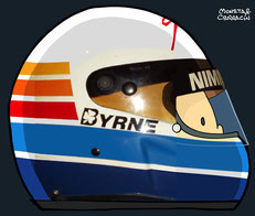 Helmet of Tommy Byrne by Muneta & Cerracín