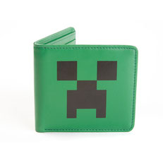 Minecraft Creeper Face Leather Wallet マインクラフトクリーパー財布 JNX-004