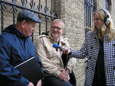 l-r. Siebe Siebenga, Rolf Laning en Froukje Sytsma