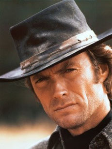 Clint Eastwood, Vénus opposé Saturne, maisons VIII-II.