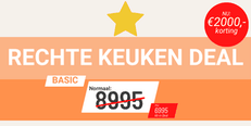 Kleine goedkope basic keukens in onze outlet showroom