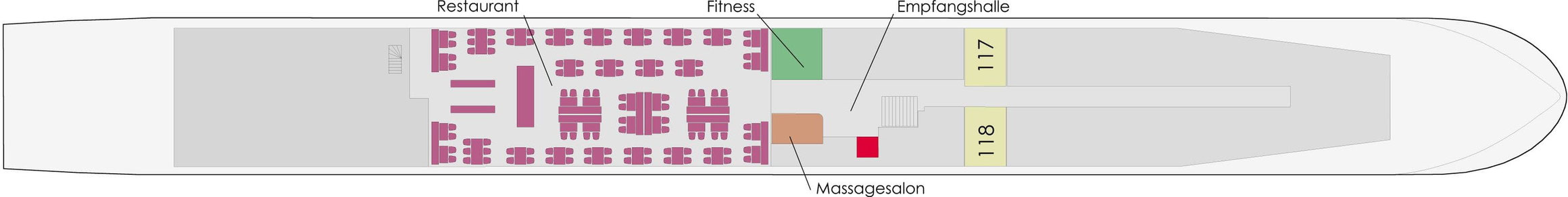 MS Albertina Hauptdeck