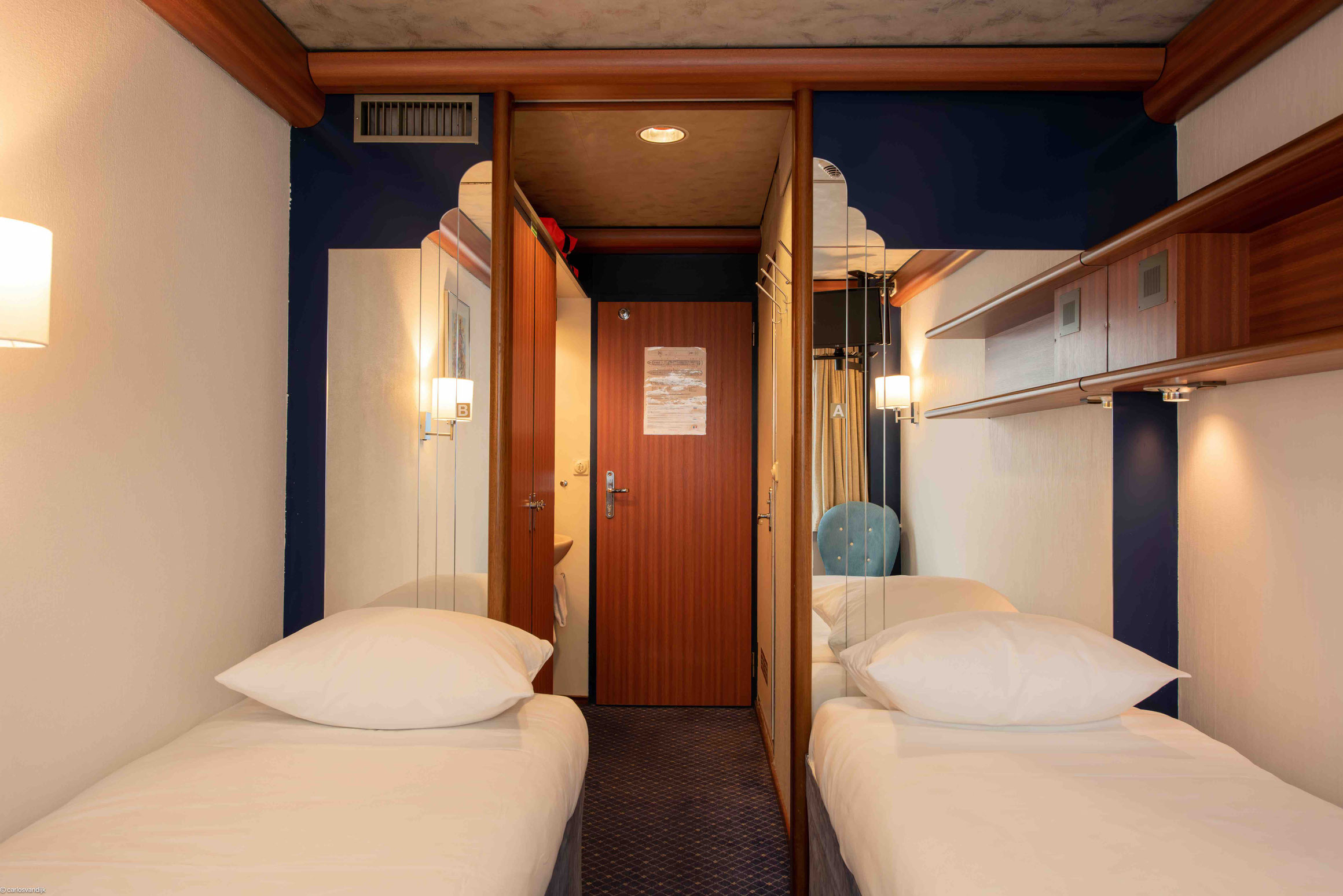 MS Alemannia Außenkabine mit Aussichtsfenster