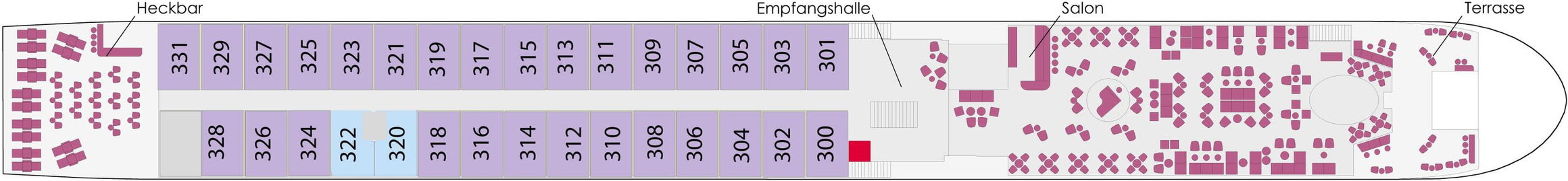 MS Albertina Oberdeck