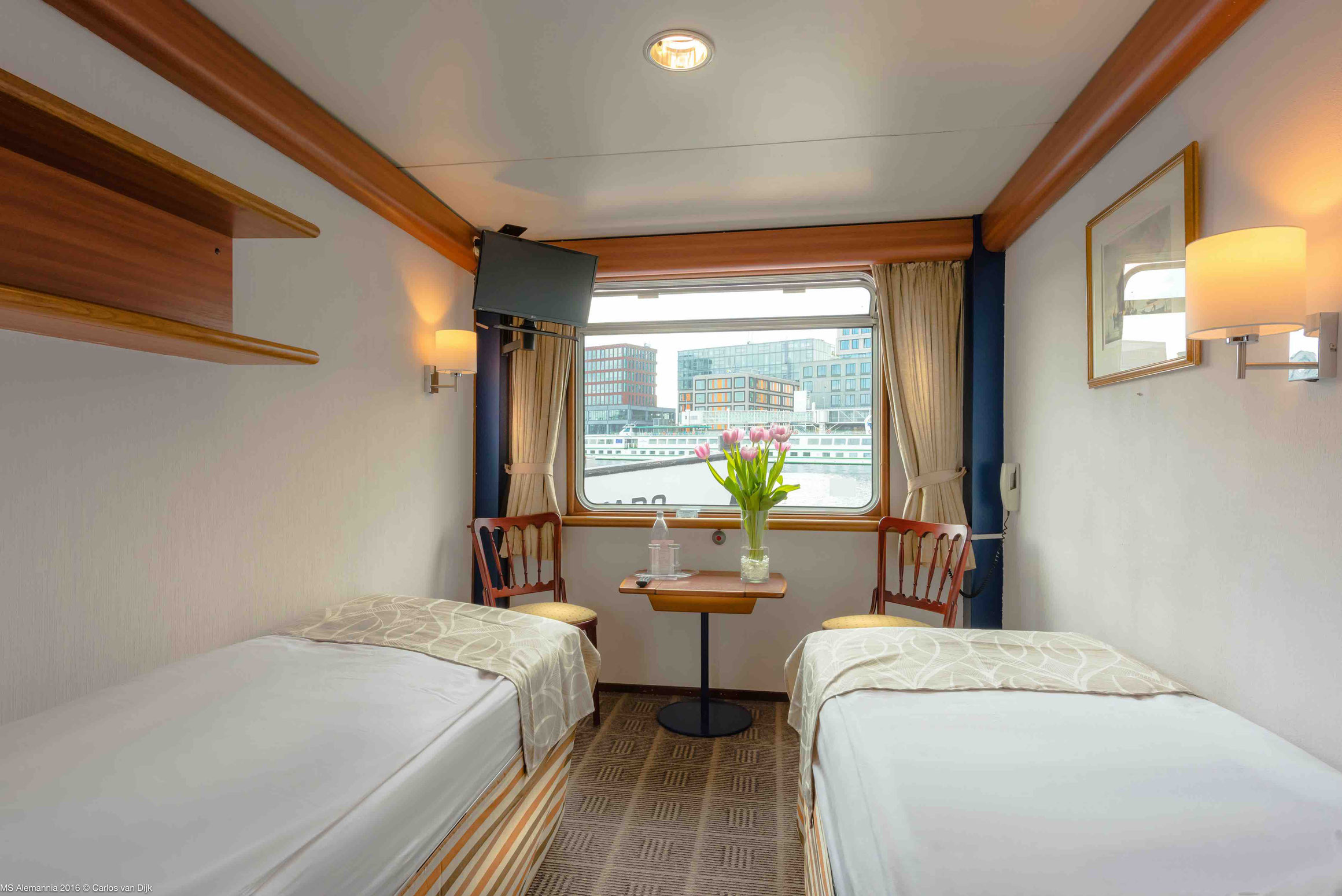 MS Alemannia Außenkabine mit Panoramafenster