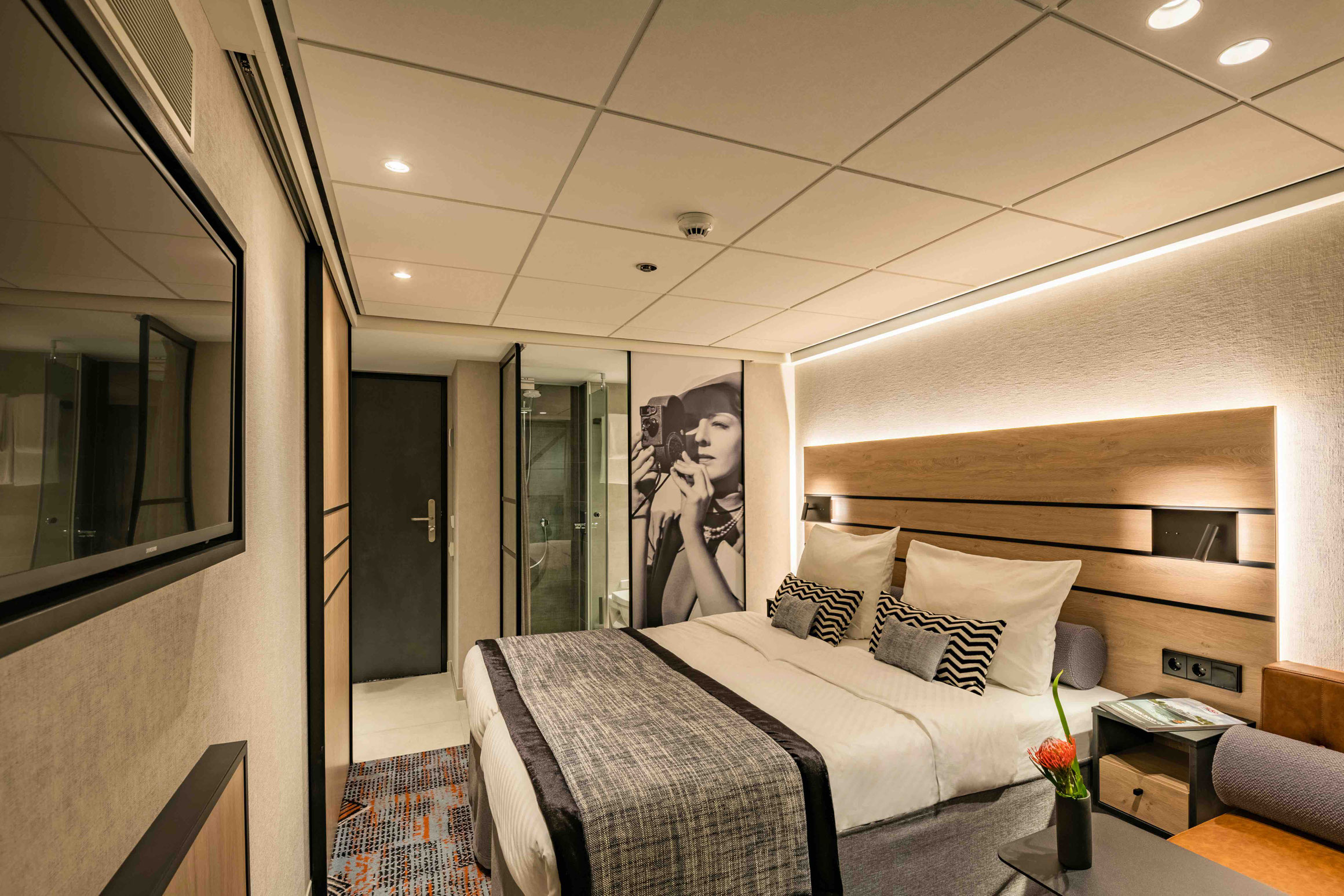 nickoSPIRIT Außenkabine mit Aussichtsfenster