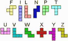 jouer aux pentominos sur le site de Nathan