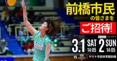 群馬グリーンウイングス 前橋市 無料招待