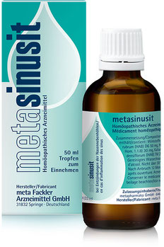 metasinusit - bei akuten und chronischen Entzündungen der Nasennebenhöhlen (Sinusitis)