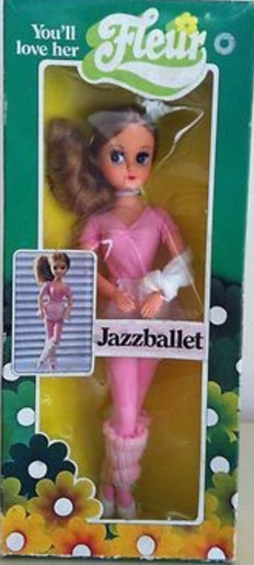 First variant of Jazz Ballet Fleur NRFB in dark green box.