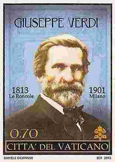 Verdi-Briefmarke
